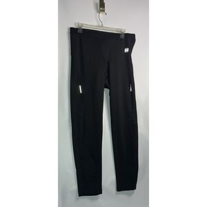 Nishiki Bicycle Cycling Moto Tights Leggings Black Size XL Padded Compression